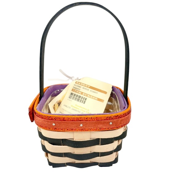 Longaberger 2014 Wicked Witch Scaredy Treats Basket Halloween Scardy New w/ Tags